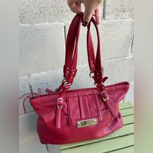The SAK Elegant Red Leather Handbag